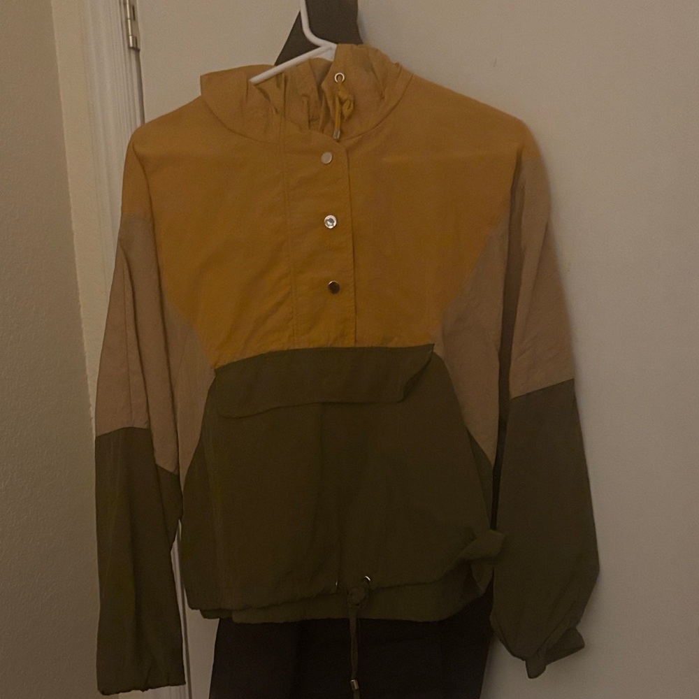 Trendy Colorblock Windbreaker